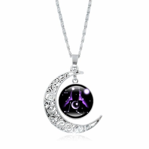 Zodiac Moon Protection Necklace Zodiac Moon Protection Necklace