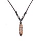 Tibet Om Mani Padme Hum Dzi Bead Wealth Necklace