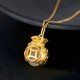 Feng Shui Money Bag Jade Pendant Necklace