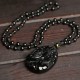 Black Obsidian Koi Fish Fulfillment Necklace Black Obsidian Koi Fish Fulfillment Necklace