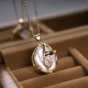 Gold-plated Baroque Pearl Flower Sincerity Necklace Gold-plated Baroque Pearl Flower Sincerity Necklace