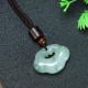 Tianshan Jade Golden Silk Abundance Necklace Pendant