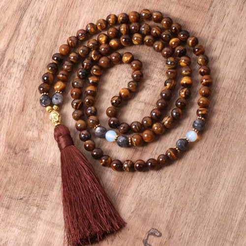 Tibetan Tiger Eye Buddha Power Necklace Pendant Tibetan Tiger Eye Buddha Power Necklace Pendant