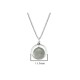 925 Silver Moonstone Love Planet Necklace Pendant 925 Silver Moonstone Love Planet Necklace Pendant
