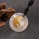 Amethyst Tiger Eye Green Aventurine Yin Yang Necklace Amethyst Tiger Eye Green Aventurine Yin Yang Necklace