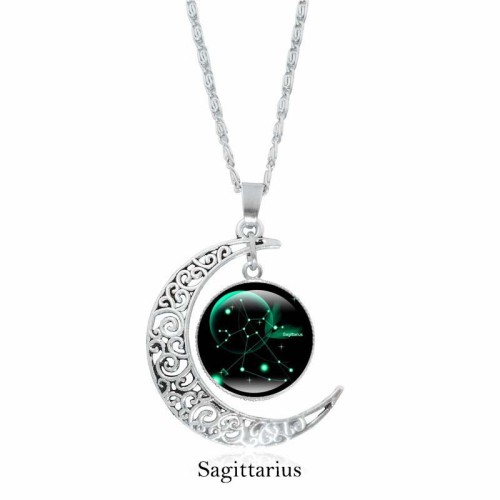 Zodiac Moon Protection Necklace Zodiac Moon Protection Necklace