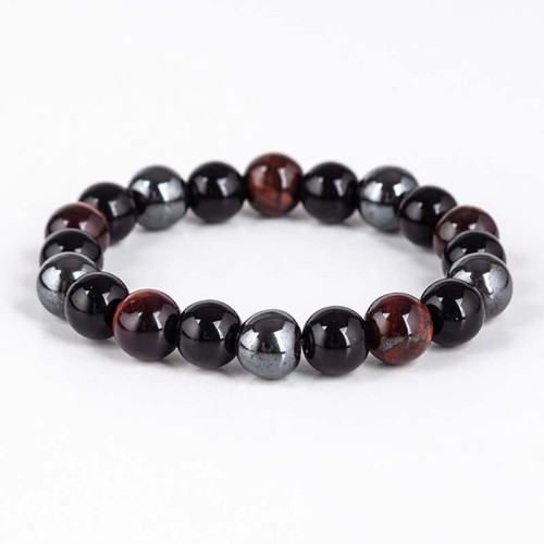 Tibetan Tiger's Eye Bracelet Necklace Set