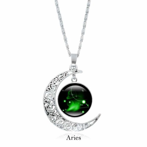Zodiac Moon Protection Necklace Zodiac Moon Protection Necklace