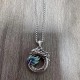 Tibetan Copper Dragon Strength Necklace Pendant