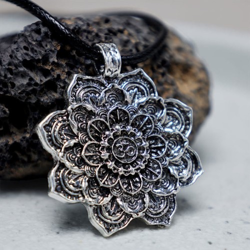 Tibetan Lotus Blessing Necklace Tibetan Lotus Blessing Necklace