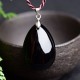 Gold Sheen Obsidian Water Drop Necklace Gold Sheen Obsidian Water Drop Necklace