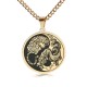 Tiger Dragon Titanium Steel Chain Necklace Tiger Dragon Titanium Steel Chain Necklace