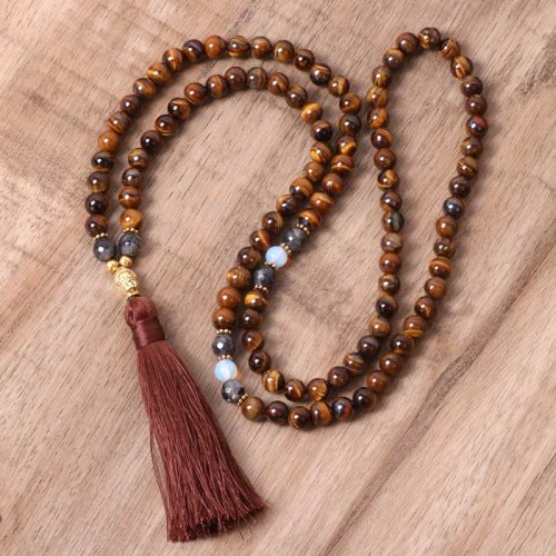 Tibetan Tiger Eye Buddha Power Necklace Pendant Tibetan Tiger Eye Buddha Power Necklace Pendant