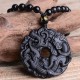 Black Obsidian Peace Pixiu Purification Pendant Black Obsidian Peace Pixiu Purification Pendant