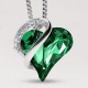 Love Heart Birthstone Healing Energy Necklace Love Heart Birthstone Healing Energy Necklace