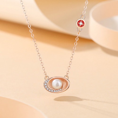Sterling Silver Pearl Ingots Copper Coins Healing Necklace Sterling Silver Pearl Ingots Copper Coins Healing Necklace
