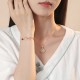 925 Silver Dragon Hetian Jade Peace Buckle Necklace 925 Silver Dragon Hetian Jade Peace Buckle Necklace