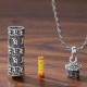 Om Mani Padme Hum Swastika Wisdom Necklace