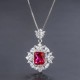Emerald Red Corundum Confidence Courage Necklace Emerald Red Corundum Confidence Courage Necklace