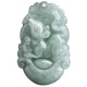 Natural Jade 12 Chinese Zodiac Success Necklace Pendant