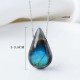 Labradorite Water Drop Healing Necklace Pendant Labradorite Water Drop Healing Necklace Pendant