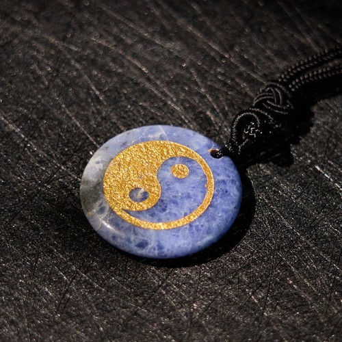 Amethyst Tiger Eye Green Aventurine Yin Yang Necklace Amethyst Tiger Eye Green Aventurine Yin Yang Necklace