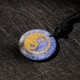 Amethyst Tiger Eye Green Aventurine Yin Yang Necklace Amethyst Tiger Eye Green Aventurine Yin Yang Necklace
