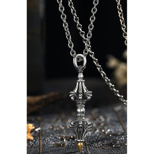 925 Silver Dorje Vajra Strength Necklace 925 Silver Dorje Vajra Strength Necklace