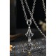 925 Silver Dorje Vajra Strength Necklace 925 Silver Dorje Vajra Strength Necklace