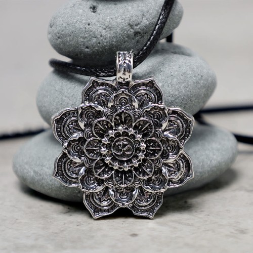 Tibetan Lotus Blessing Necklace Tibetan Lotus Blessing Necklace