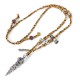 Tibetan Silver Dorje Vajra Lotus Strength Necklace Tibetan Silver Dorje Vajra Lotus Strength Necklace