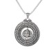 Heart Sutra Buddha Peace Buckle Serenity Necklace Heart Sutra Buddha Peace Buckle Serenity Necklace