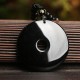 Black Obsidian Pixiu Bead Rope Strength Necklace Pendant Black Obsidian Pixiu Bead Rope Strength Necklace Pendant