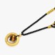 Tiger Eye Cinnabar Bead Protection Pendant
