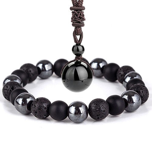 Tibetan Tiger's Eye Bracelet Necklace Set
