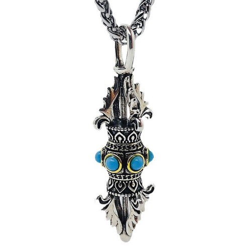 Vajra Dorje Pattern Copper Luck Wealth Pendant Vajra Dorje Pattern Copper Luck Wealth Pendant