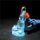 Blue Tathagata Buddha Liuli Crystal Amulet Necklace Blue Tathagata Buddha Liuli Crystal Amulet Necklace