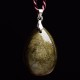Gold Sheen Obsidian Water Drop Necklace Gold Sheen Obsidian Water Drop Necklace