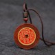 Lightning Struck Jujube Wood Bagua Ghost Protection Pendant Lightning Struck Jujube Wood Bagua Ghost Protection Pendant