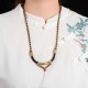 Handmade King Kong Knot Om Mani Padme Hum Necklace Pendant Handmade King Kong Knot Om Mani Padme Hum Necklace Pendant