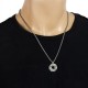 Tibetan Om Mani Padme Hum Peace Buckle Creativity Necklace Tibetan Om Mani Padme Hum Peace Buckle Creativity Necklace