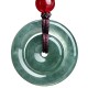 Green Jade Peace Buckle Abundance Necklace Green Jade Peace Buckle Abundance Necklace