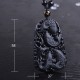 Black Obsidian Koi Fish Strength Beaded Necklace Black Obsidian Koi Fish Strength Beaded Necklace