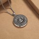 Heart Sutra Buddha Peace Buckle Serenity Necklace Heart Sutra Buddha Peace Buckle Serenity Necklace