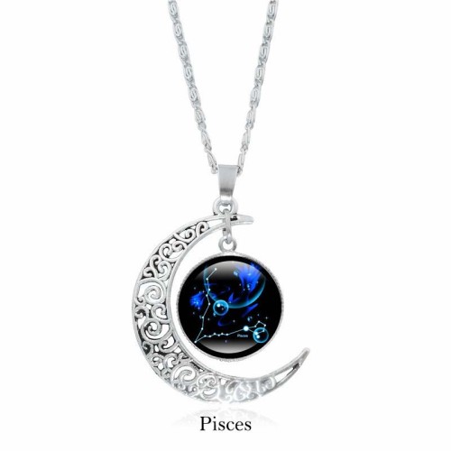 Zodiac Moon Protection Necklace Zodiac Moon Protection Necklace