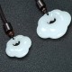 Tianshan Jade Golden Silk Abundance Necklace Pendant