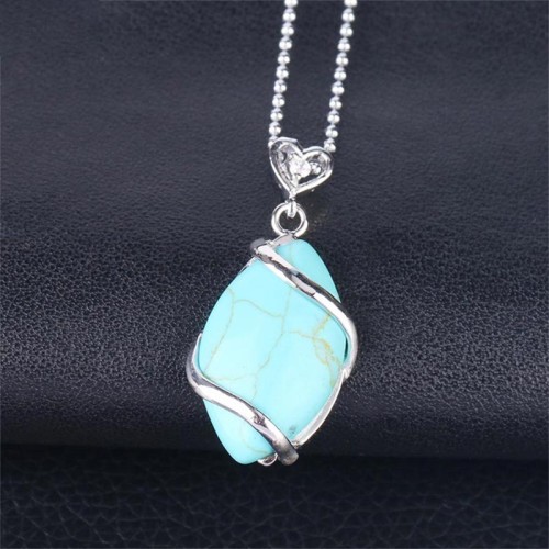 Marquise Crystal Stone Charm Necklace Pendant Marquise Crystal Stone Charm Necklace Pendant