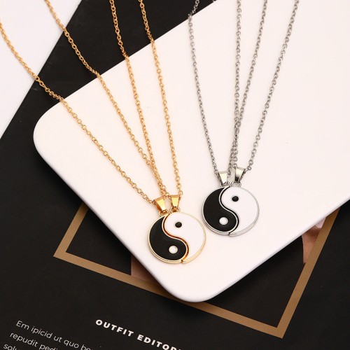 Yin Yang Hematite Pendant Necklace Yin Yang Hematite Pendant Necklace
