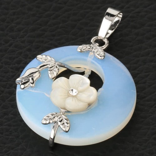 Various Crystal Amethyst Green Aventurine Flower Necklace Various Crystal Amethyst Green Aventurine Flower Necklace