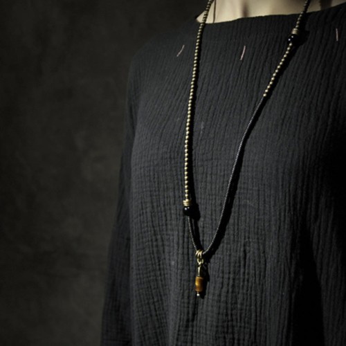 Ebony Dzi Bead Peace Couple Bracelet Necklace Ebony Dzi Bead Peace Couple Bracelet Necklace